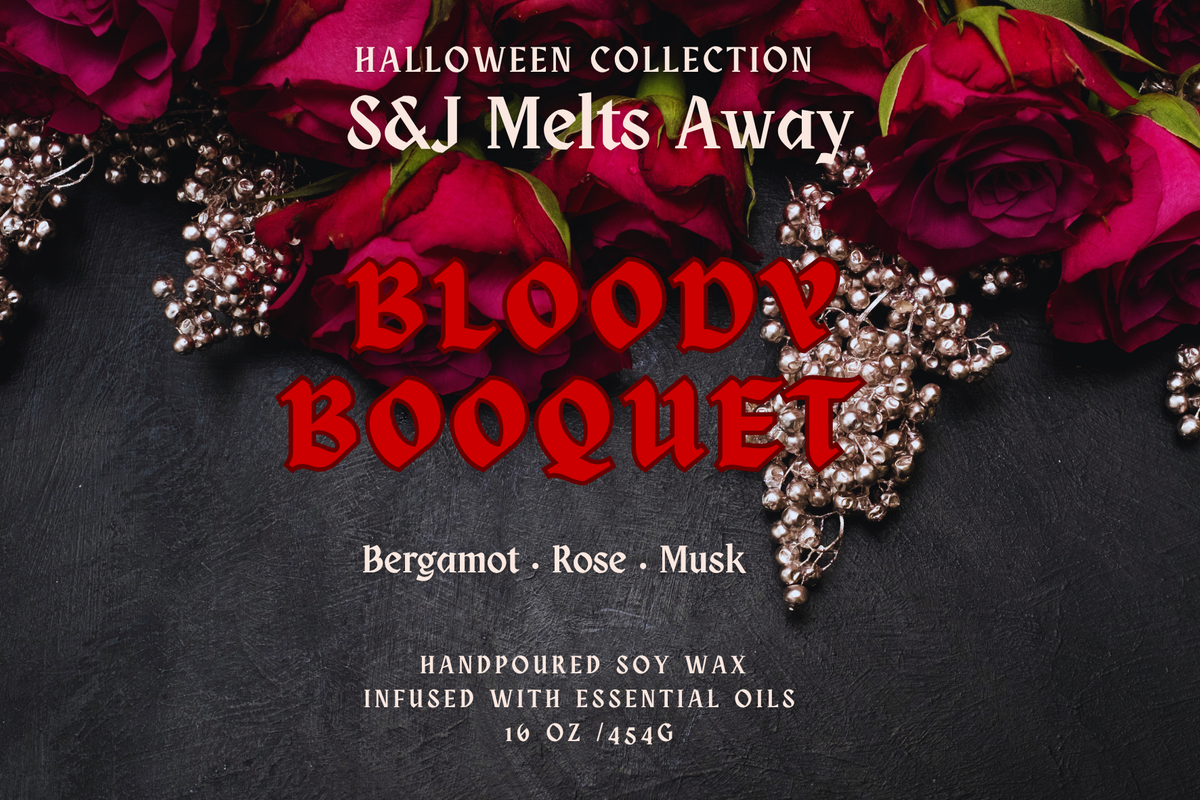 Bloody Booquet | Halloween Candle