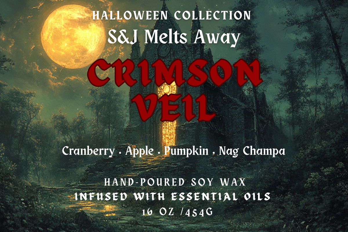 Crimson Veil | Halloween Candle