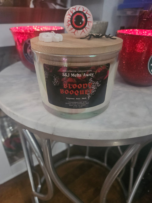 Bloody Booquet | Halloween Candle